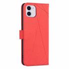 For iPhone 12 / 12 Pro Geometric Pattern RFID Leather Phone Case(Red) - 3