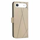 For iPhone 17 Air Geometric Pattern RFID Leather Phone Case(Beige) - 3