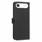For iPhone 17 Air Geometric Pattern RFID Leather Phone Case(Black) - 3