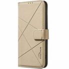 For iPhone 17 Pro Geometric Pattern RFID Leather Phone Case(Beige) - 2