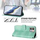 For Motorola Moto G Stylus 5G 2023 Line Splicing Buckle Retro Leather Phone Case(Mint) - 3