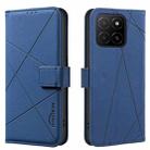 For Honor X5B Geometric Pattern RFID Leather Phone Case(Blue) - 1