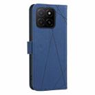 For Honor X5B Geometric Pattern RFID Leather Phone Case(Blue) - 3