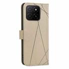For Honor X5B Geometric Pattern RFID Leather Phone Case(Beige) - 3
