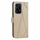 For Honor 200 Lite Geometric Pattern RFID Leather Phone Case(Beige) - 3