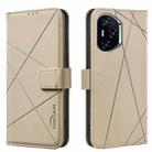 For Honor 300 Pro 5G / 300 Ultra 5G Geometric Pattern RFID Leather Phone Case(Beige) - 1