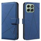 For Honor X6B Geometric Pattern RFID Leather Phone Case(Blue) - 1