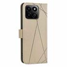 For Honor X7C / 200 Smart Geometric Pattern RFID Leather Phone Case(Beige) - 3