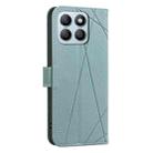 For Honor X8B Geometric Pattern RFID Leather Phone Case(Green) - 3