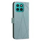 For Honor X8C Geometric Pattern RFID Leather Phone Case(Green) - 3