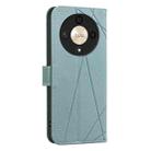 For Honor X9B / Magic6 Lite Geometric Pattern RFID Leather Phone Case(Green) - 3
