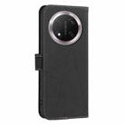 For Honor X9C 5G / Magic7 Lite Geometric Pattern RFID Leather Phone Case(Black) - 3