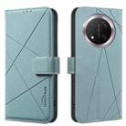 For Honor X9C 5G / Magic7 Lite Geometric Pattern RFID Leather Phone Case(Green) - 1