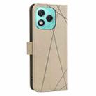 For Honor 400 Lite Geometric Pattern RFID Leather Phone Case(Beige) - 3