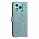 For Honor 400 Lite Geometric Pattern RFID Leather Phone Case(Green) - 3