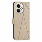 For Honor 400 Global 156.5mm Geometric Pattern RFID Leather Phone Case(Beige) - 3