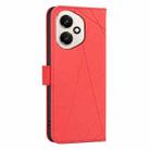 For Honor 400 Global 156.5mm Geometric Pattern RFID Leather Phone Case(Red) - 3