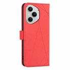 For Honor 400 Pro Global 160.8mm Geometric Pattern RFID Leather Phone Case(Red) - 3