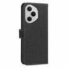 For Honor 400 Pro Global 160.8mm Geometric Pattern RFID Leather Phone Case(Black) - 3