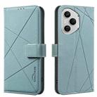 For Honor 400 Pro Global 160.8mm Geometric Pattern RFID Leather Phone Case(Green) - 1