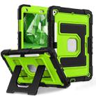 For iPad 10.2 1021 / 10.5 2019 Big Holder Silicone Hydric PC Tablet Case with Shoulder Strap(Black Olivine) - 2