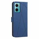 For Redmi 10 2022 / Note 11 4G Geometric Pattern RFID Leather Phone Case(Blue) - 3