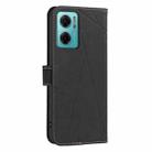 For Redmi 10 2022 / Note 11 4G Geometric Pattern RFID Leather Phone Case(Black) - 3