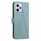 For Redmi Note 12 Pro 5G Global Geometric Pattern RFID Leather Phone Case(Green) - 3