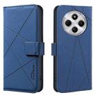 For Redmi 14C Geometric Pattern RFID Leather Phone Case(Blue) - 1