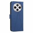 For Redmi 14C Geometric Pattern RFID Leather Phone Case(Blue) - 3