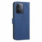 For Redmi 15C 4G 173.1mm / 15C 5G 173.1mm Geometric Pattern RFID Leather Phone Case(Blue) - 3