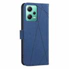 For Xiaomi Poco X5 Geometric Pattern RFID Leather Phone Case(Blue) - 3
