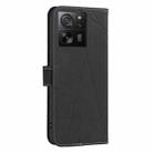 For Xiaomi 13T Geometric Pattern RFID Leather Phone Case(Black) - 3