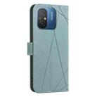 For Xiaomi Poco C55 Geometric Pattern RFID Leather Phone Case(Green) - 3