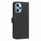 For Xiaomi Poco F5 5G Geometric Pattern RFID Leather Phone Case(Black) - 3