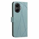 For Xiaomi Poco F7 5G Global Geometric Pattern RFID Leather Phone Case(Green) - 3