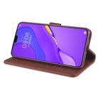 For Vivo S7 AZNS Sheepskin Texture Horizontal Flip Leather Case with Holder & Card Slots & Wallet(Brown) - 2