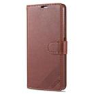 For  Huawei Enjoy 20 AZNS Sheepskin Texture Horizontal Flip Leather Case with Holder & Card Slots & Wallet(Brown) - 2