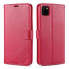 For Huawei Y5p AZNS Sheepskin Texture Horizontal Flip Leather Case with Holder & Card Slots & Wallet(Red) - 1