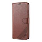 For Huawei Y5p AZNS Sheepskin Texture Horizontal Flip Leather Case with Holder & Card Slots & Wallet(Brown) - 2