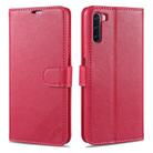 For Huawei Maimang 9 AZNS Sheepskin Texture Horizontal Flip Leather Case with Holder & Card Slots & Wallet(Red) - 1