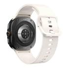 For Samsung Galaxy Watch Ultra 47mm Solid Color Colorful Buckle Silicone Watch Band(Starlight) - 2