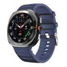 For Samsung Galaxy Watch Ultra 47mm Solid Color Sports Silicone Watch Band(Midnight Blue) - 1