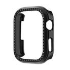 For Huawei Watch D2 Single Row Diamond Half Coverage PC Hollow Watch Case(Black) - 3