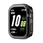 For Huawei Watch D2 Single Row Diamond Half Coverage PC Hollow Watch Case(Transparent) - 2