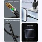 Yesido CA131L 12W 2.4A USB to 8 Pin Charging Data Cable, Length:0.3m(Black) - 4