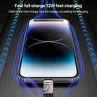 Yesido CA135L 12W 2.4A USB to 8 Pin Zinc Alloy Data Cable, Length:1.2m(Black) - 3