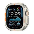 For Apple Watch Ultra 2 / Ultra 49mm Full Coverage Metal Watch Case(Titanium Color) - 1