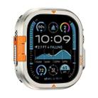 For Apple Watch Ultra 2 / Ultra 49mm Full Coverage Metal Watch Case(Titanium Color) - 2
