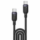 Yesido CA194 60W 3A USB-C / Type-C to Type-C Charging Data Cable, Length:3m(Black) - 1